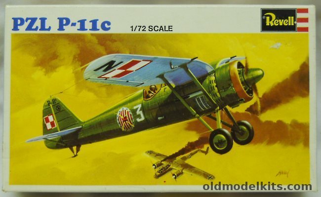 Revell 1/72 PZL P-11C, H647 plastic model kit